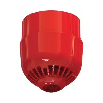 Sirena rossa soffitto flash 24V