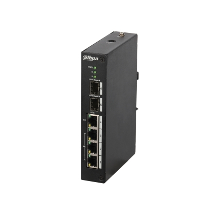 Switch hardened 6 porte/4PoE<96W