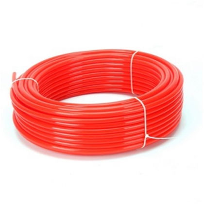 Matassa tubo nylon rosso 10 mm L=100 mt