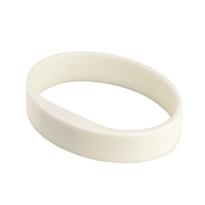 Bracciale prox MIFARE Silicone Bianco 5p