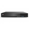 NVR 16 In, H.265, max 8MP, 160Mbps, no POE, I\O, HDMI(4K)/VGA(FullHD), Fisheye, Face Recognition, 2 x LAN.