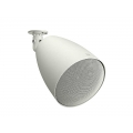 Diffusore 9/6W 70/100V (3pot ) - ° 186x369mm c/Staffa a Doppio Snodo Bianco