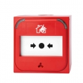 Kidde Commercial - Aritech Fire - NC-MC-100-R - Avvisatore allarme reset 100R rosso