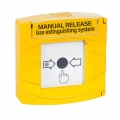 Avvisatore manuale attivazione spegnimento tipo B doppia azione giallo EN12094-3