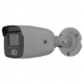 TruVision IP MiniBullet Camera 4Mpx FullColor 2,8mm Luce Bianca 40m Colore Grigio