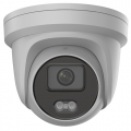 TruVision IP Turret Camera 4Mpx FullColor 2,8mm Luce Bianca 30M Colore Grigio