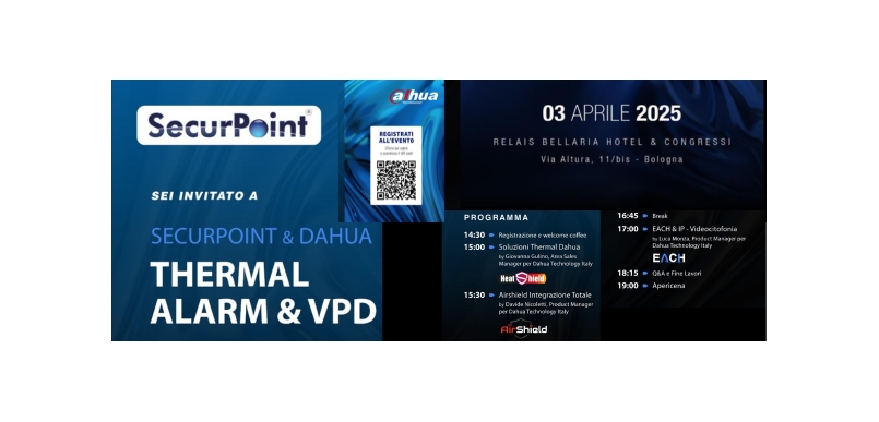 Evento Dahua a Bologna 3 Aprile